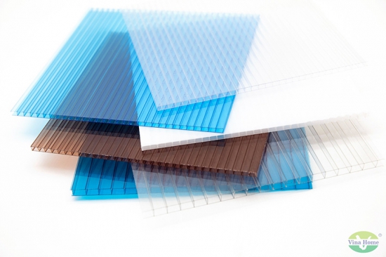 Tấm lợp lấy ság Poly Rỗng 6mm (ly)