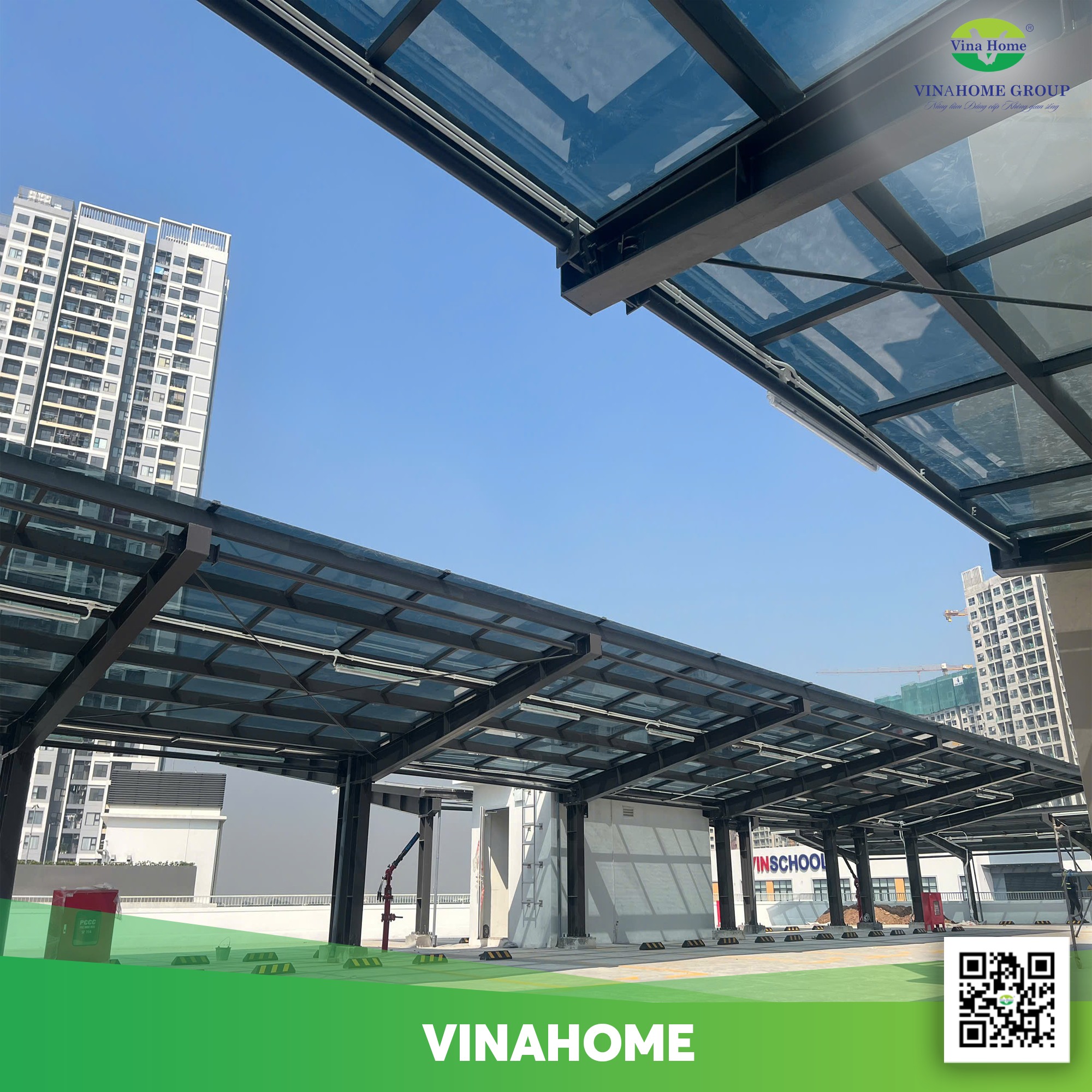 Mái che Polycarbonate ngoài trời