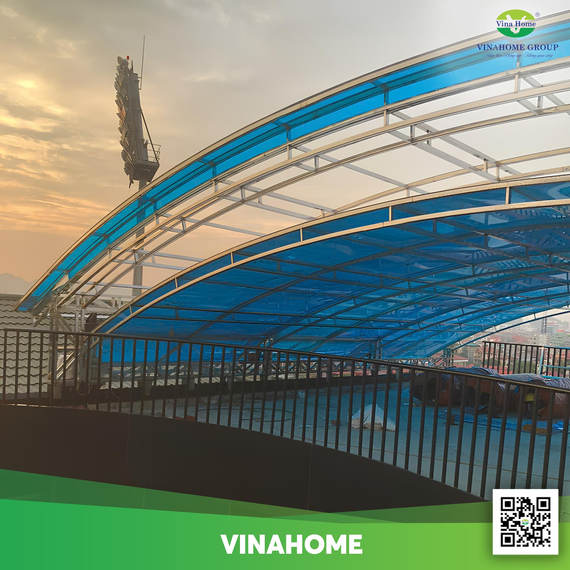 Dự án mái vòm nhựa thông minh