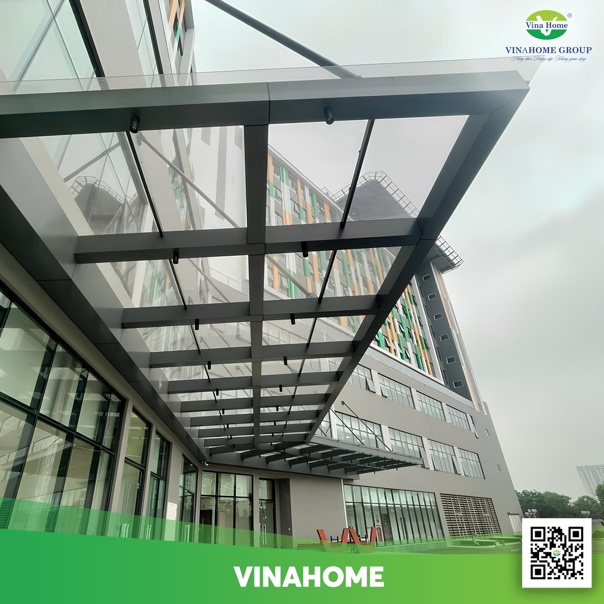 Công trình mái lợp Polycarbonate