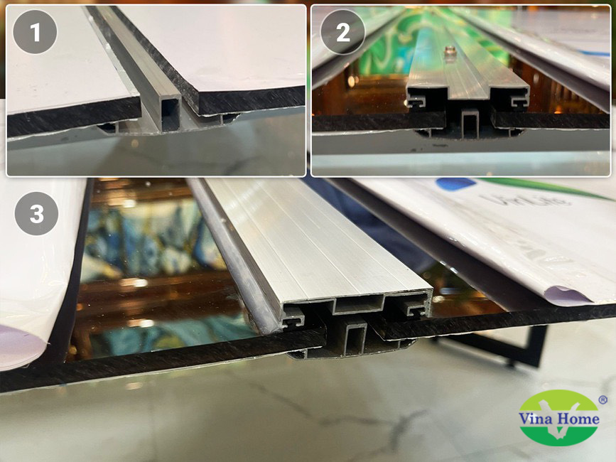 Phụ kiện nẹp tấm poly