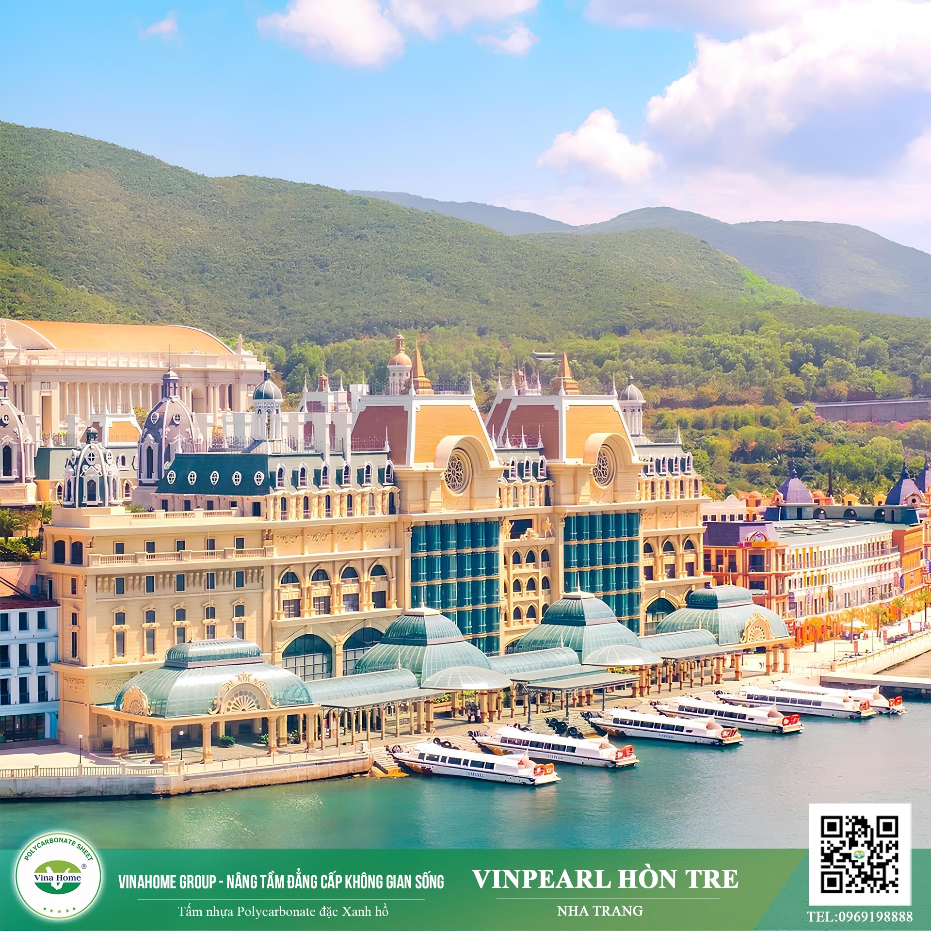 Vinahome hoàn thiện công trình lớn từ Polycarbonate